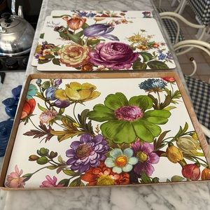 Mackenzie-Child’s Placemats 15 3/4” x 11 1/2” Flower Market